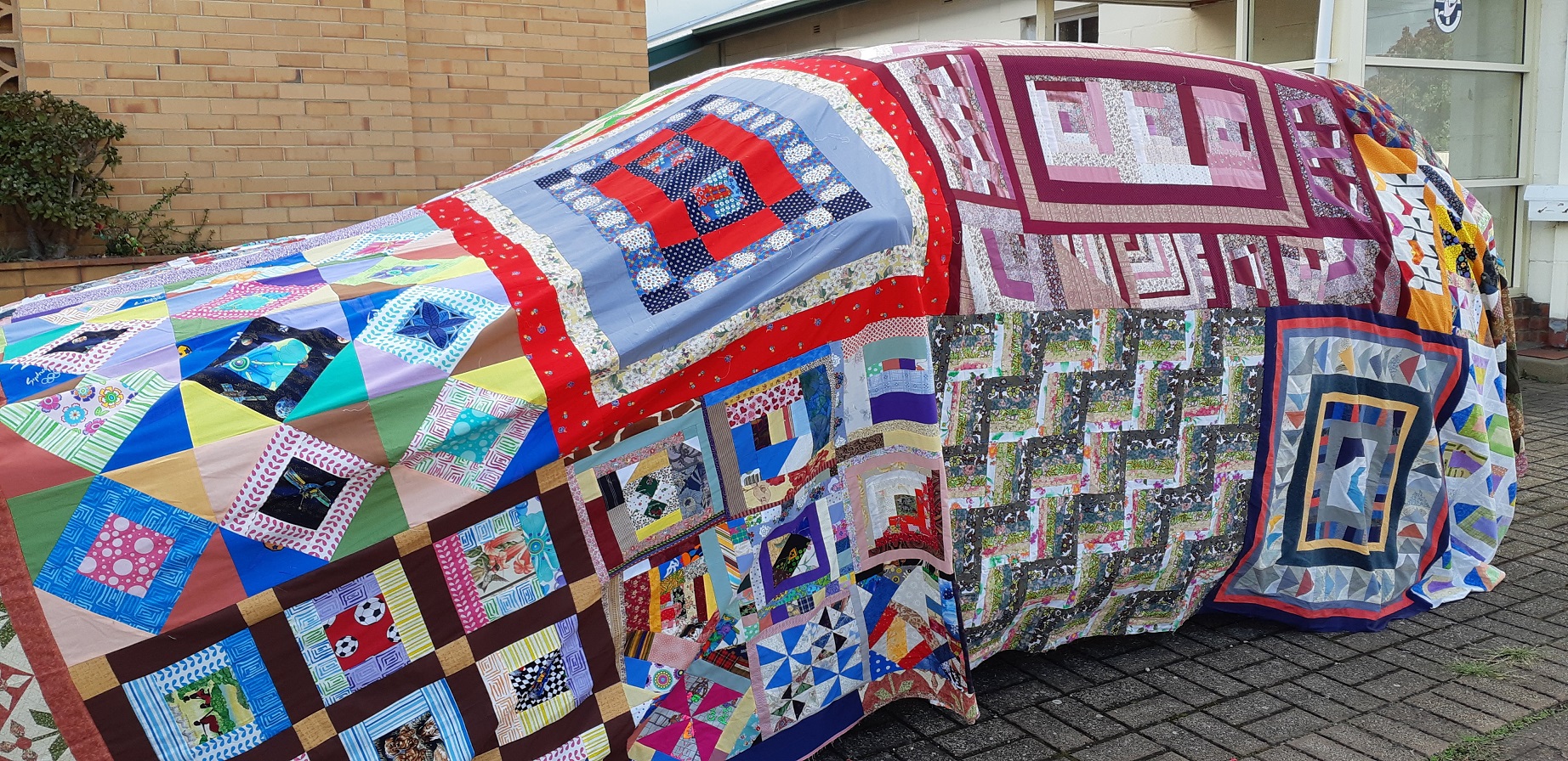 Quilt covered car for BMT